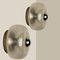 Blown Glass and Chrome Wall Lights from Limburg Glashütte, 1960s, Set of 2, Image 3