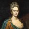 Retrato de mujer noble, siglo XVIII, óleo sobre lienzo, enmarcado, Imagen 3