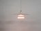 White Metal Pendant Light in the Style of Louis Poulsen, Denmark, 1960s, Image 4