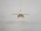 White Metal Pendant Light in the Style of Louis Poulsen, Denmark, 1960s, Image 1