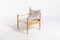 Scandinavian Mid-Century Modern Safari Armchair by Erik Worts for Eilersen, Image 3