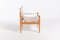 Scandinavian Mid-Century Modern Safari Armchair by Erik Worts for Eilersen, Image 5