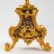 Louis XV Style Gilt Bronze and Partitioned Enamel Mantel, Set of 3, Image 4