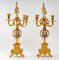 Louis XV Style Gilt Bronze and Partitioned Enamel Mantel, Set of 3 10