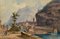 Friedrich Perlberg, View Over the Rhône to St. Maurice, Watercolor, Mid 19th-Century 1