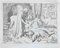 Josef Ritter Von Führich, Scene From the Life and Death of Saint Genoveva, Original Etching, 1830s 1