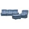Sofa, Armchair and Pouf by Michele Cadestin for Airbone, France, 1970s, Set of 3 1