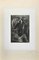 Raphael Drouart, Dead Christ, Grabado original, principios del siglo XX, Imagen 1