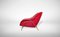Roter Vintage Sessel, Italien, 1950er 4