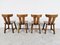 Vintage Brutalist Dining Chairs, Set of 4, 1960s 4