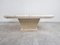 Vintage Travertine Hidden Bar Coffee Table, 1970s 3