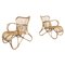 Vintage Bamboo Lounge Chairs, Set of 2, 1960s, Image 1