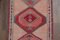 Turkish Handmade Wool Oushak Runner Rug in Pink & Gold 8