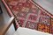 Turkish Handmade Wool Ikat Oushak Hallway Runner Rug, Image 8