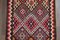 Turkish Handmade Wool Ikat Oushak Hallway Runner Rug, Image 9