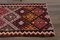 Turkish Handmade Wool Ikat Oushak Hallway Runner Rug, Image 5