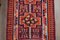 Turkish Handmade Wool Oushak Runner Rug in Red 9