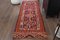 Turkish Handmade Wool Oushak Runner Rug in Red 2