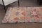 Turkish Handmade Wool Oushak Runner Rug in Pink & Gold, Image 6