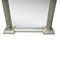 Neoclassical Regency Rectangular Silver Hand Carved Wooden Mirror, 1970s 4
