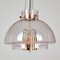 Vintage Glass Chandelier from Limburg, Image 1