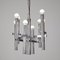 Vintage Chrome Chandelier by Gaetano Sciolari 2