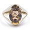 Vintage Gold Ring with Citrine Quartz, 1970s 1