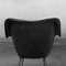 Belgian Black Lounge Chairs, 1970s, Set of 2 7