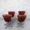 Italian Chairs by Gastone Rinaldi, 1970s, Set of 4 4