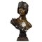 Georges Coudray, Hypoaiade, XIX secolo, busto in bronzo, Immagine 1