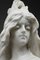 Antoine Nelson, Réflexion, fine XIX secolo, busto in marmo, Immagine 14