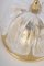 Plafón pequeño redondo de cristal de Murano de Limburg, Germany, años 70, Imagen 10