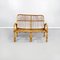 Italian Mid-Century Modern Rattan Bench with Armrests, 1960s 2