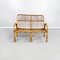 Italian Mid-Century Modern Rattan Bench with Armrests, 1960s, Image 2