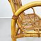 Italian Mid-Century Modern Rattan Bench with Armrests, 1960s 11