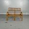 Banc Mid-Century en Rotin avec Accoudoirs, Italie, 1960s 13