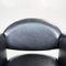 Italian Mid-Century Modern Armchair in Black Leather and Black Metal, 1970s, Image 7