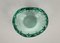 Italienische Mid-Century Schale aus grünem Sommerso Murano Kristallglas, 1960er 12