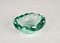 Italienische Mid-Century Schale aus grünem Sommerso Murano Kristallglas, 1960er 6