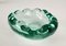 Mid-Century Italian Sommerso Murano Crystal Green Glass Decorative Bowl, 1960s 9