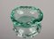 Italienische Mid-Century Schale aus grünem Sommerso Murano Kristallglas, 1960er 3