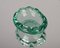 Italienische Mid-Century Schale aus grünem Sommerso Murano Kristallglas, 1960er 13