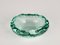 Italienische Mid-Century Schale aus grünem Sommerso Murano Kristallglas, 1960er 2