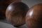 Solid Wooden Balls, 1970s, Set of 4 2