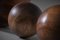 Solid Wooden Balls, 1970s, Set of 4, Image 2