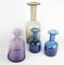 Vintage Glass Vases by Per Lütken for Holmegaard, Set of 4 2