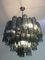 Lámpara de araña "Tronchi" de cristal de Murano gris de Murano, Imagen 2