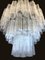 Transparenter Tronchi Kronleuchter aus Muranoglas von Murano 2