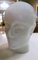 Italienischer Vintage Kopf aus weiß glasierter Keramik 10