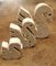 Minimalist Style Travertine Ornaments with Three Swans from Mannelli Fratelli, Set of 3 6